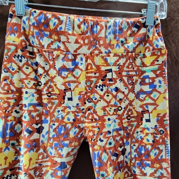 LulaRoe Leggings Funky Multicolored Design One size - Picture 5 of 6
